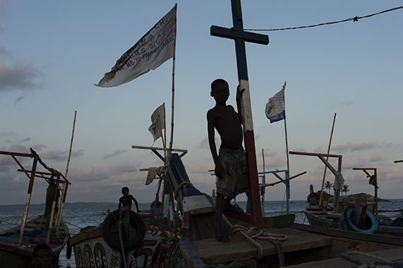 Abeusi (fishing village) in Shama Region, Ghana